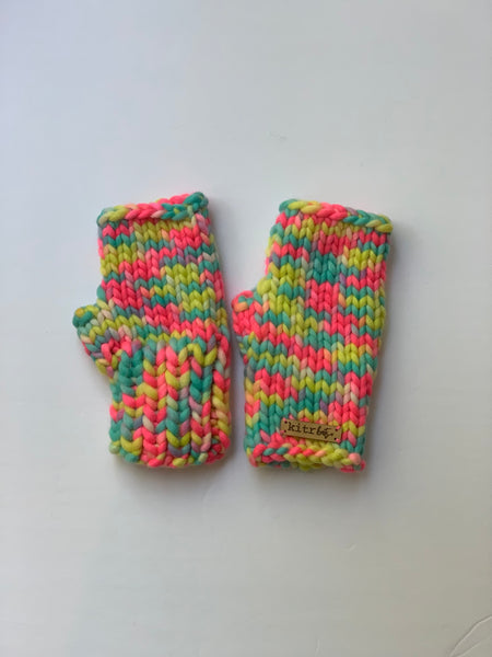 The Kitr Mitts: Neon Rainbow